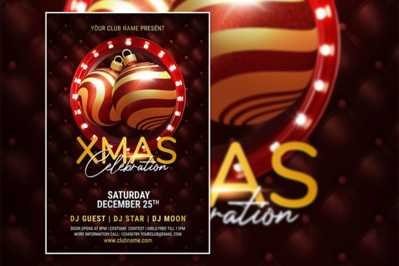 Create Stunning Holiday Marketing with This Editable Christmas Flyer