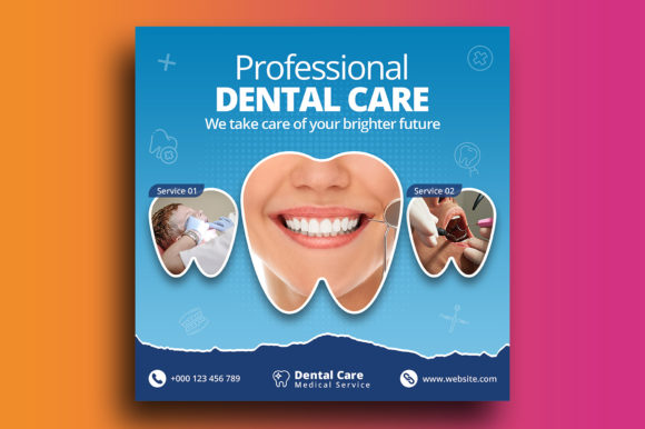 Designing a Clean Dental Care Social Media Post That Converts