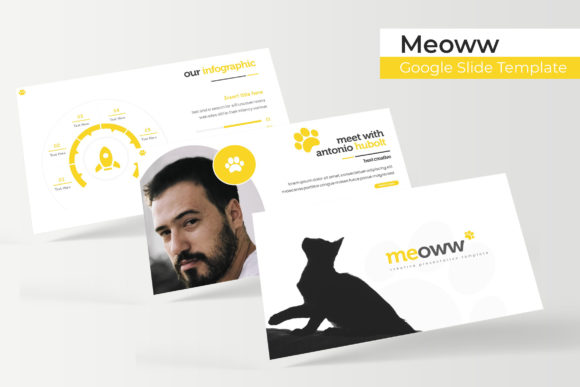 Meoww Google Slide Template: Crafting Visual Harmony in Presentations
