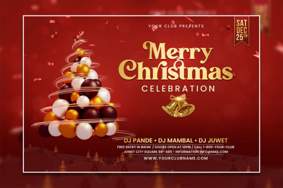 Modern Christmas Celebration Template for Instant Festive Branding